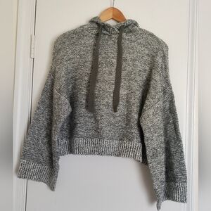 Kaisely | Marled Cropped Pullover Hoodie